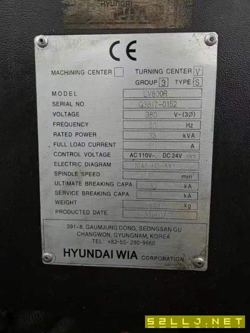 威亚800数控立车韩国原装威亚800数控立车，配18寸三千.