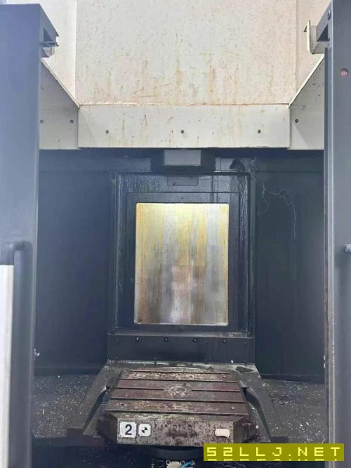 刚刚拿下一台2018年高配韩国威亚双工位卧式加工中心，.