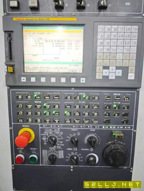 台湾原装程泰GLS200数控车，发那科系统，8寸中空卡盘.