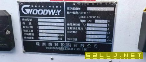 台湾原装程泰GLS200数控车，发那科系统，8寸中空卡盘.
