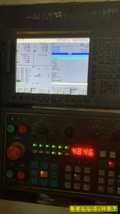 东芝800六工位卧加，全套升级发那科MF系统，硬轨机，6.