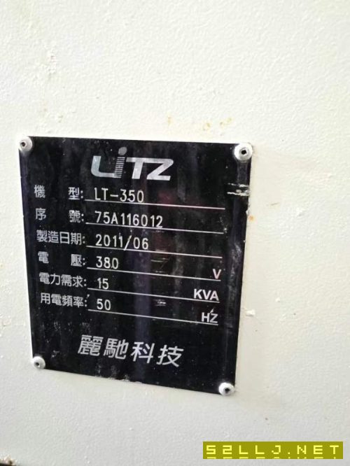 台湾原装丽驰LT-350斜轨数控车床.发那科TD系统.8寸中.