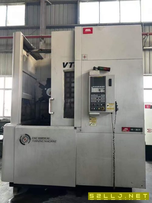 沈阳产VTC8080数控立车，发那科TD系统，回转直径一米.