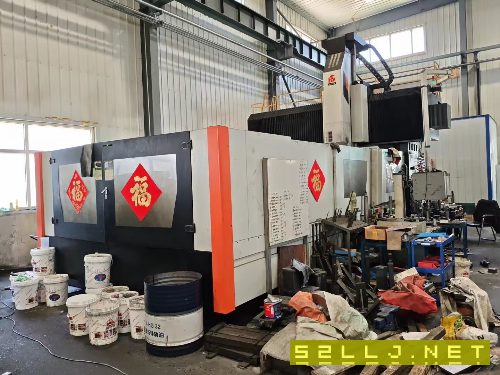 刚刚拿下工厂在位上海斌盛5027数控龙门、工作台5000/2.
