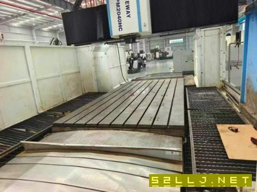 2022年纽威4028数控龙门发那科MFPLUS系统两线一硬导轨.