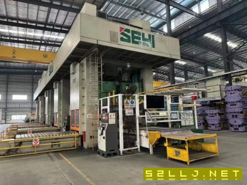 长沙工厂在位少用协易1000吨冲压线5台,1000吨1台,80.