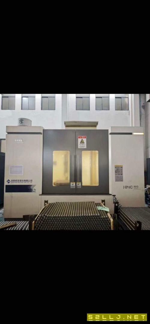 基本全新安装少用沈阳HMC-80Q单台卧式加工中心，三轴.