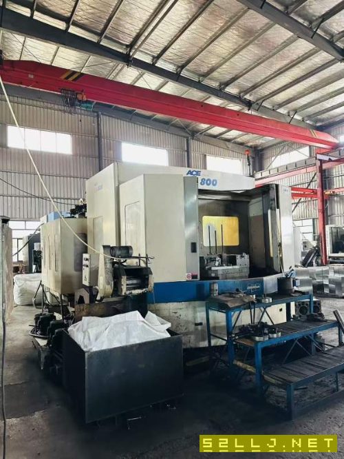 韩国原装进口斗山ACE-HM800双工位卧式加工中心，整体.