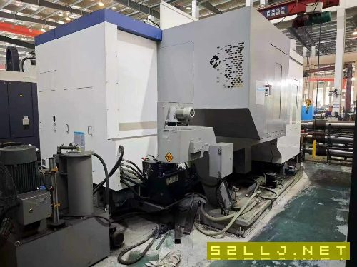 基本全新安装少用沈阳HMC-80Q单台卧式加工中心，三轴.