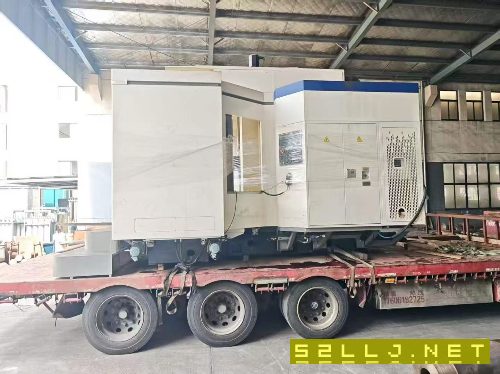 基本全新安装少用沈阳HMC-80Q单台卧式加工中心，三轴.