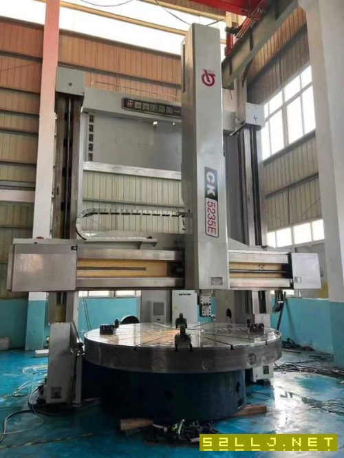 齐一3.5米原装数控立车西门子828系统Z轴行程1500mm，Y.