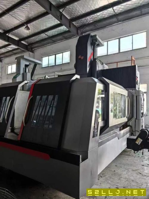 昆山尧工2518龙门加工中心两线一硬重型光机发那科0i-M.