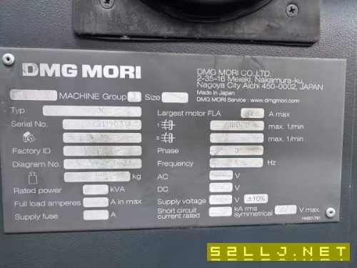 德玛吉800卧加德马吉森精机NHX8000双工位卧加!X轴