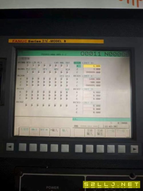 台湾油欣1100数控立式车铣复合，硬轨机，搭配台湾800.