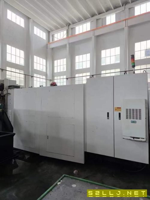 沈阳HTC54100重型数控车床,接电干活,12寸卡盘,加工.