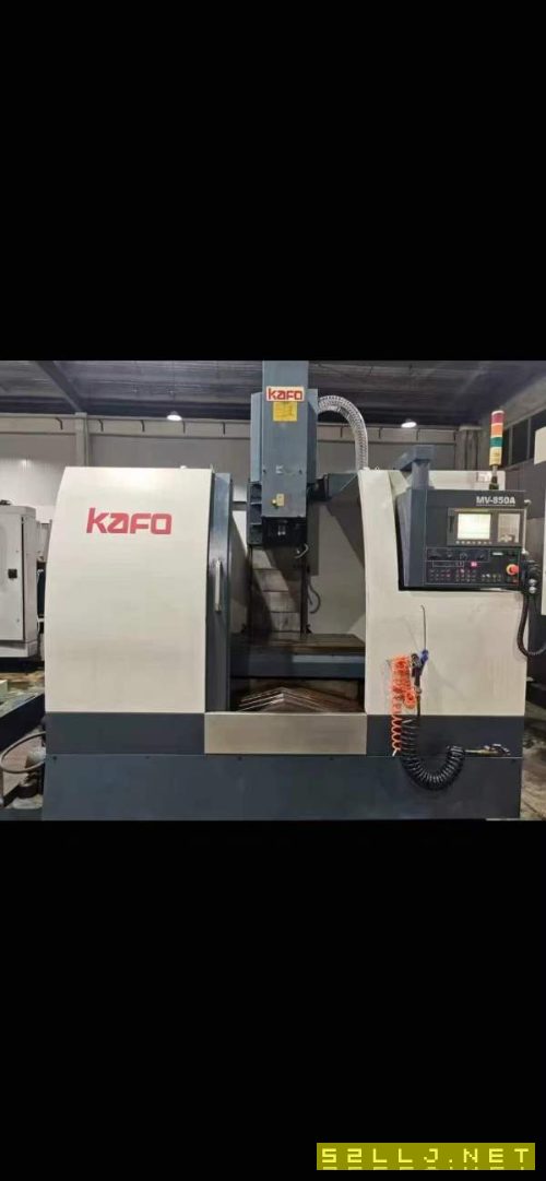 出售台湾高锋850数控铣、可加装刀库、BT40主轴、带油.