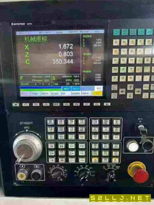 新到一台品上精机数控车床,搭配台湾佳贺8寸卡盘,12.