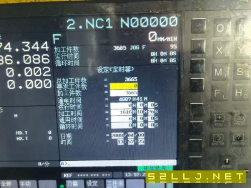 刚刚买下山西工厂在位新浙卧加630发那科MF系统带30公.