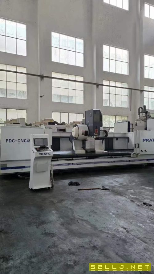 2021年7月出厂，普拉迪PDC4500型材加工中心，全铸件床.