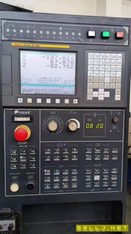 台湾友佳FV-800A立式加工中心一台、32A一台、两线一硬.