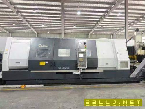台湾原装程泰重型数控车床GS-6600L2,旋转直径1100mm.