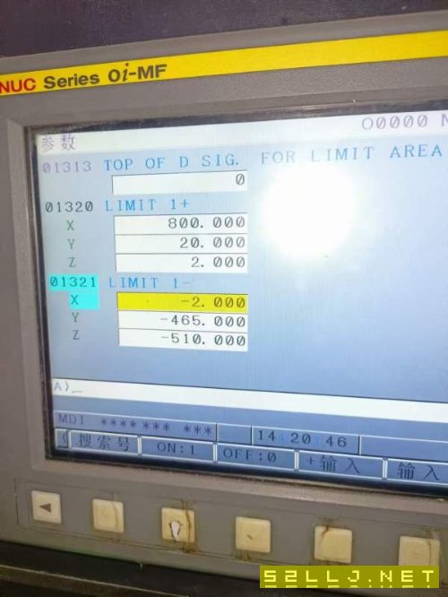 2017年一通855加工中心，两线一硬，发那科mf系统，BT4.