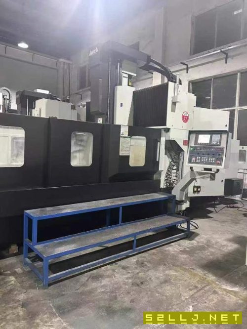 台湾亚威NVP-3015龙门工加中心,发那科MF系统、两线硬.