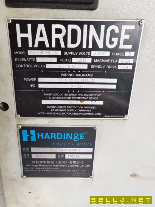 仓库新到一台美国哈挺GS250PIus精密数控车床、品牌:美.