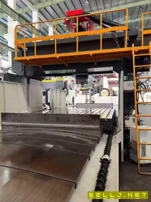 台湾高峰5131数控龙门,工作台5米2.9米,三轴行程XYZ.