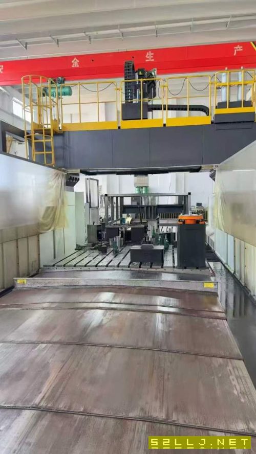 山东工厂拿下海天8米龙门加工中心一台、工作台3X8米、.