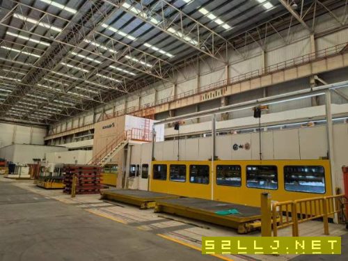 德国舒勒落料线:630吨,配备:开卷,剪板,清洗,校.