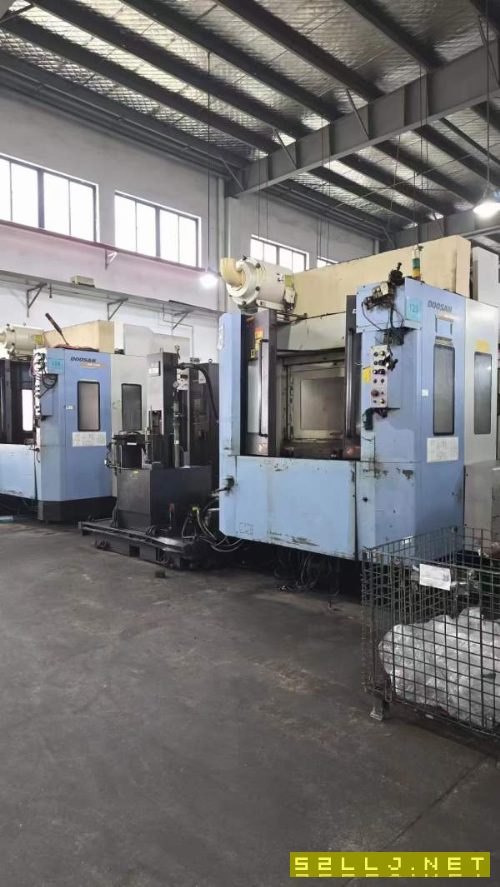 同款5台韩国原装斗山HM500双工位卧加,FANUC31i系统,.