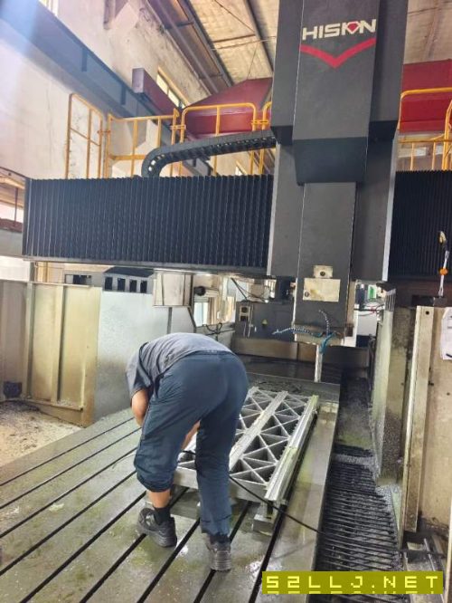 工厂在位卖3天买下一台海天4028数控龙门铣发那科MFPLU.