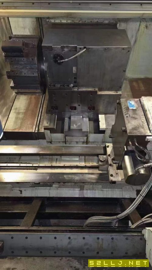 台湾原装立仲CNC-S50/3M重切削数控车床，24寸双液压卡.