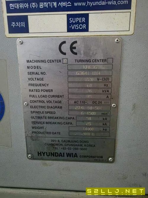 韩国原装进口威亚630卧加,双工位,2010年10月,BT50.