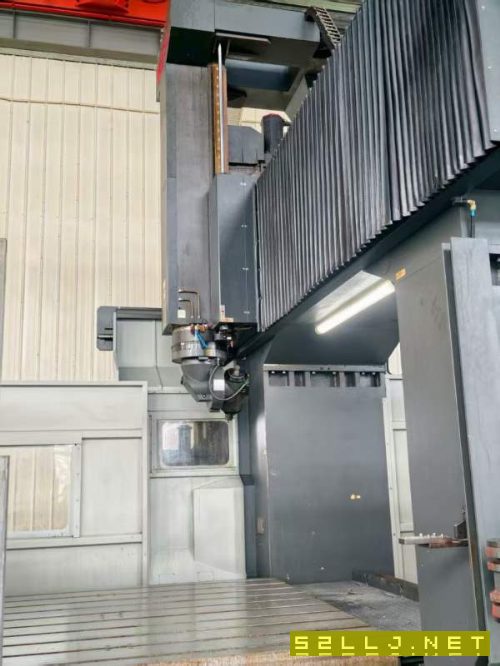 刚刚买下准新台湾威立4028龙门加工中心型号