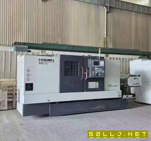 海天HTM-TC25L斜轨数控车12寸卡盘，12工位刀塔加工长.