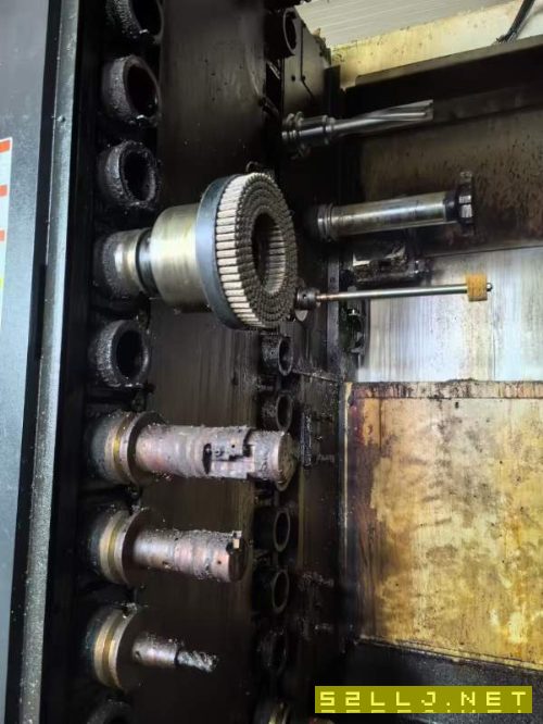 韩国原装威亚HS5000/50双工位卧式加工中心，高速机机.