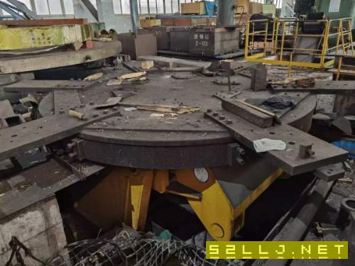 焊接回转工作台,直经5x5米,承重1OO吨,德国进口2003.