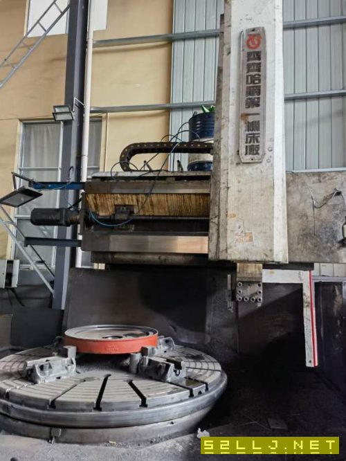 齐齐哈尔两米数控立车，发那科td系统，2011年生产制造.