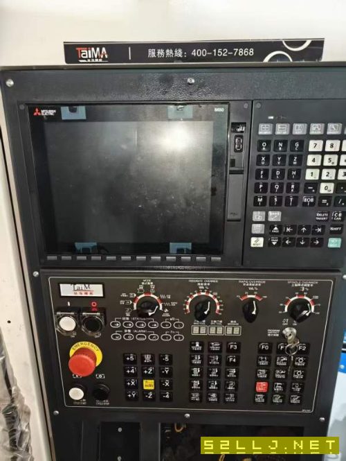 台马630卧式加工中心,三菱M80系统,BT50主轴,30把刀.