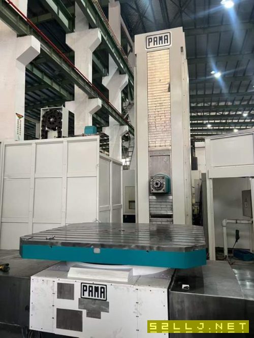 帕马3800160数控镗床工作台参数：工作台2200/1800轴行.