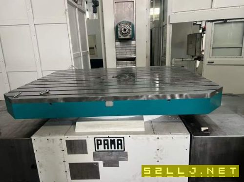 帕马3800160数控镗床工作台参数:工作台2200/1800轴行.