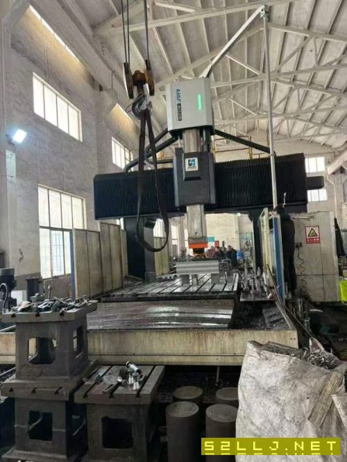 刚刚买下：顶配南通国盛4028龙门加工中心，2022年10月.