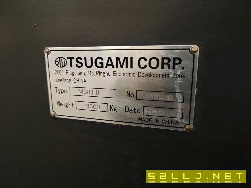 九成新津上M08JII数控车床,2018年出厂,8寸卡盘,8工.