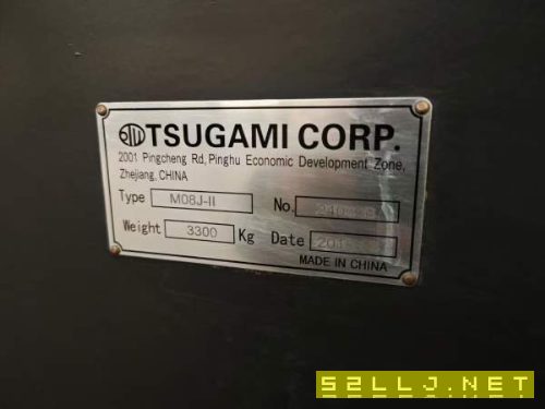 九成新津上M08JII数控车床，2018年出厂，8寸卡盘，8工.