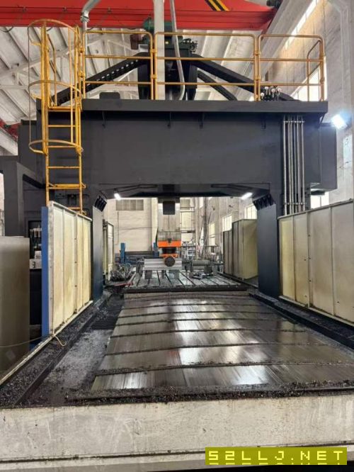 刚刚买下:顶配南通国盛4028龙门加工中心,2022年10月.