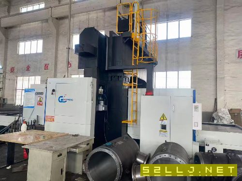 刚刚买下：顶配南通国盛4028龙门加工中心，2022年10月.