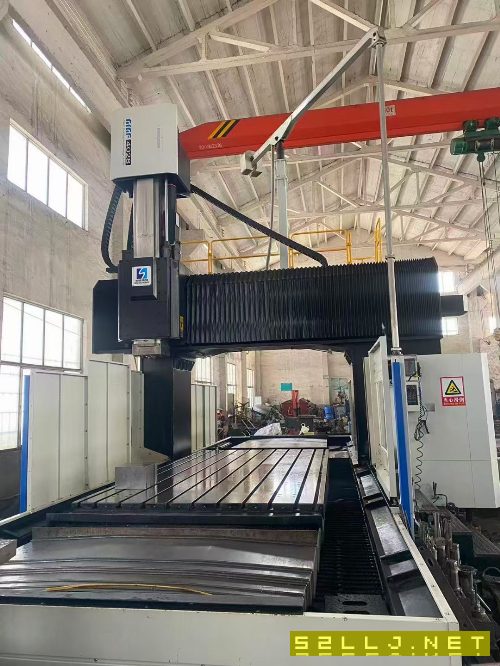 刚刚买下：顶配南通国盛4028龙门加工中心，2022年10月.