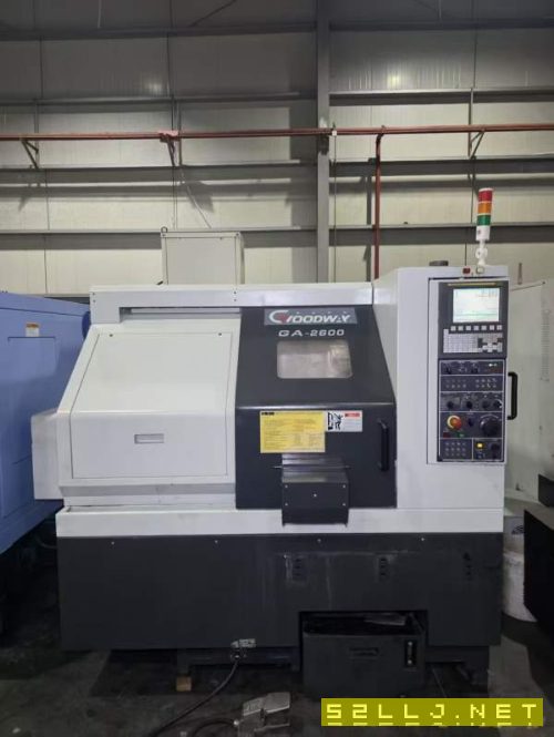 台湾原装程泰GA2600C数控车床,发那科TF系统,配10寸.